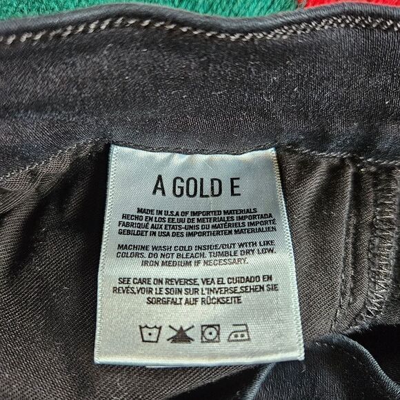 Agolde Sophie Distressed High Rise Skinny Jeans In Moonstruck Black 28 - Picture 6 of 15